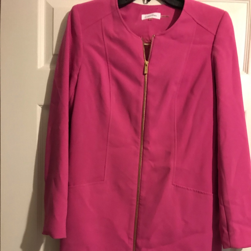 💗Calvin Klein Women Zip Front Jacket
